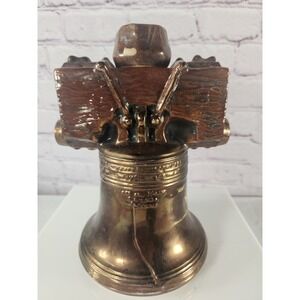 Vtg Ezra Brooks Heritage China Liberty Bell Liquor Decanter 1969 Kentucky Empty